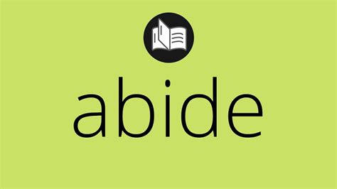 abeded|abide